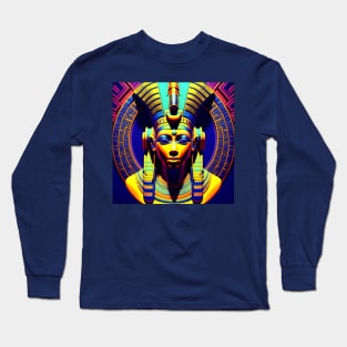 Ancient Egyptian Alien Stargate Music Long Sleeve T-Shirt